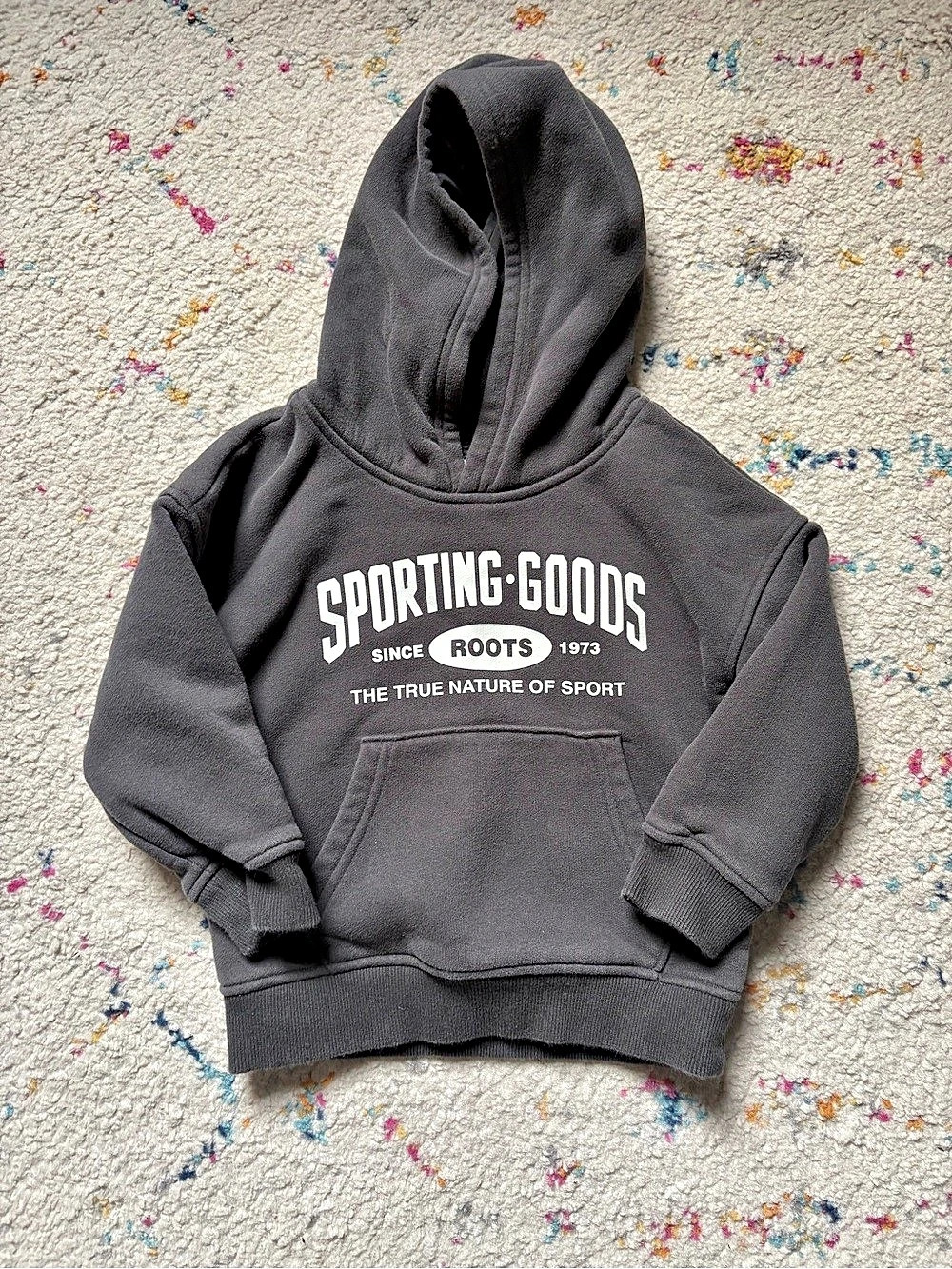 Roots Toddler Sporting Goods Kanga Hoodie Boys 3T Gray